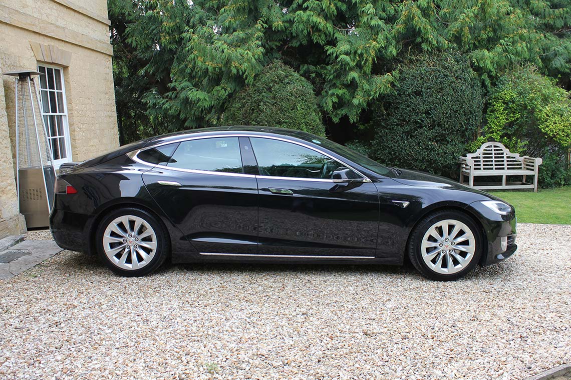 Tesla S luxury executive car