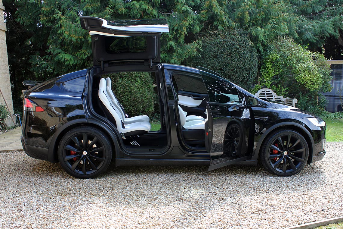 Tesla X luxury executive car